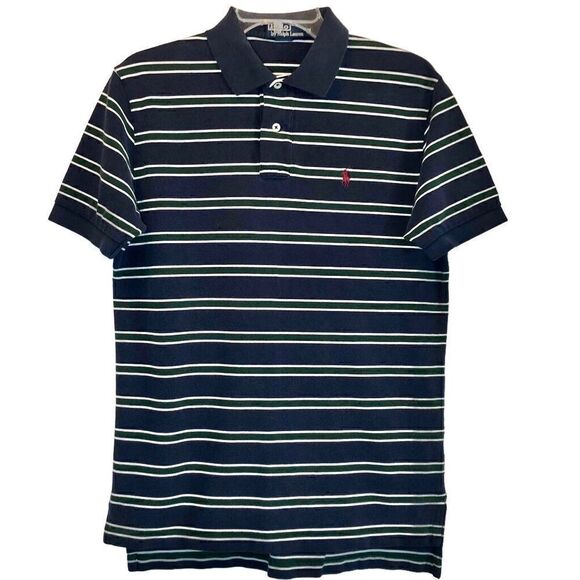 Polo by Ralph Lauren Striped Polo in Navy/Green/White/Red Men’s M - Picture 2 of 6